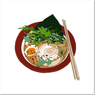 Shoyu Ramen Noodle Posters and Art